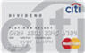 Citi&reg; Dividend Platinum Select&reg; MasterCard&reg;